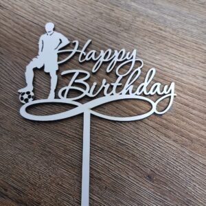 Топер Happy birthday. Футболіст.