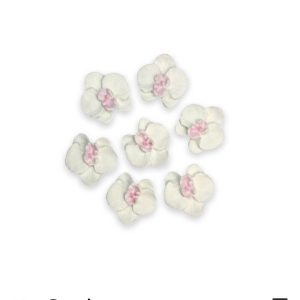 Набір цукрових кондитерських прикрас "Біла орхідея"