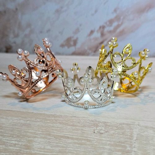 Корона 5 см золото