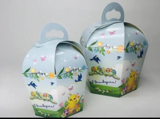 Коробка для пасхи курчата (акційна, має брак)